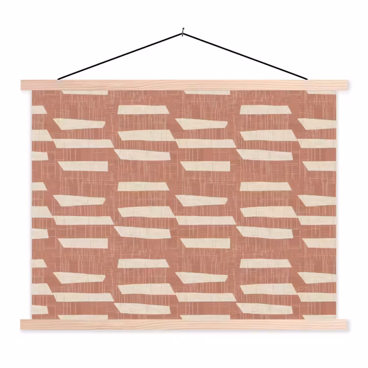 Schoolplaat - Terracotta - Abstract - Textuur - Patroon — 1