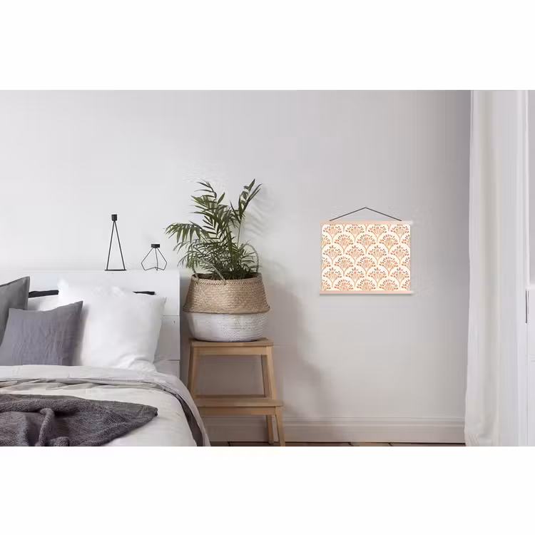 Schoolplaat - Terracotta - Waaiers - Schilderachtig - Patroon — 2