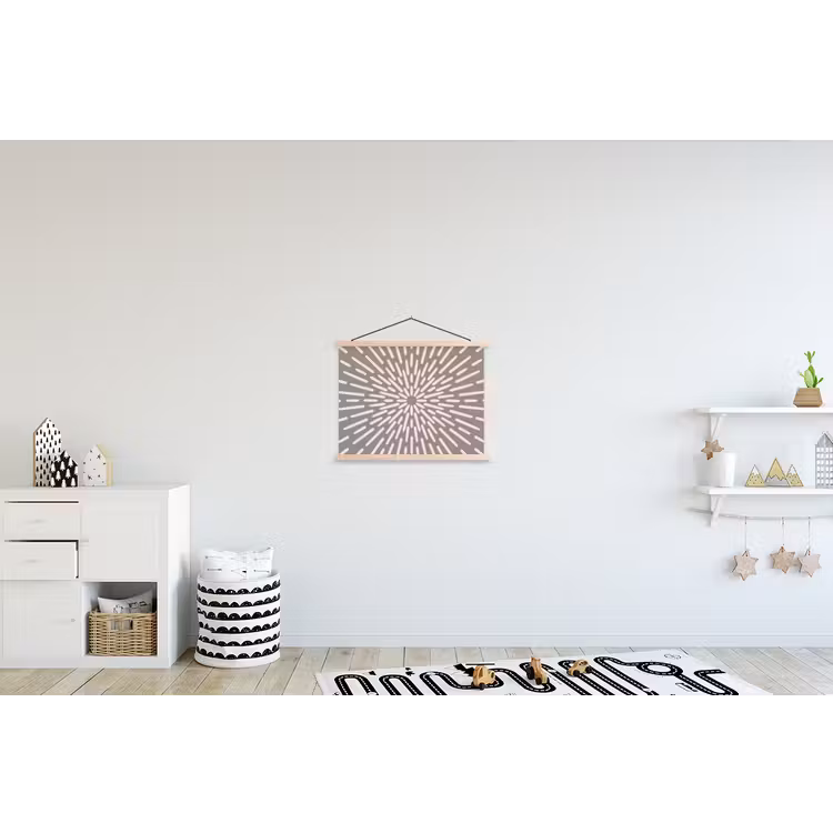 Schoolplaat - Patroon - Stralen - Abstract - Modern - Grijs — 3