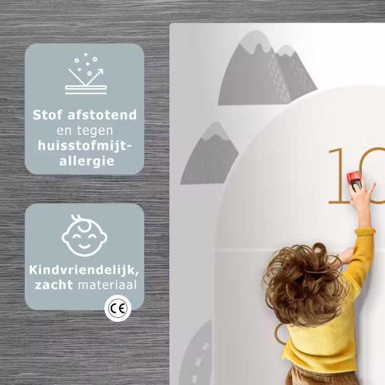 Speelkleed - Hinkelpad - Auto - Weg - Kinderen - Rivier — 3