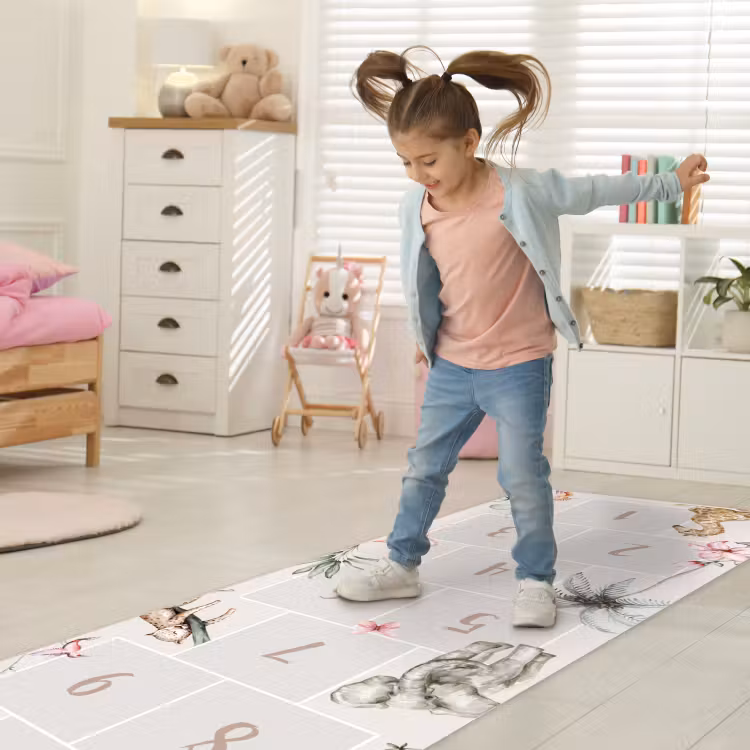 Speelkleed - Hinkelpad - Dieren - Safari - Waterverf - Kinderen — 2
