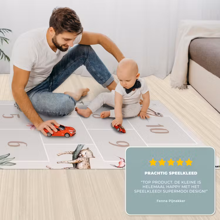 Speelkleed - Hinkelpad - Dieren - Safari - Waterverf - Kinderen — 5