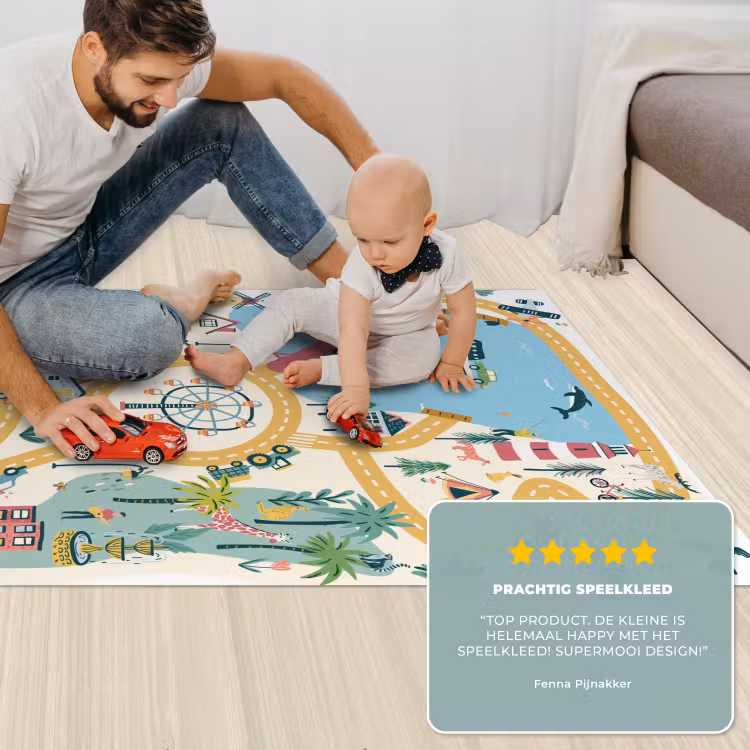 Speelkleed - Reuzenrad - Stad - Dieren - Auto - Kinderen — 5