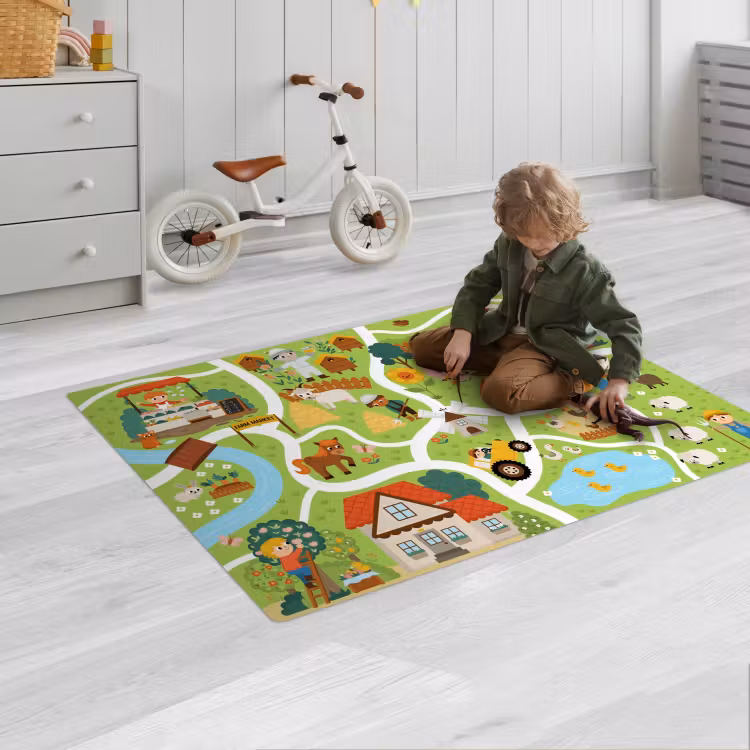 Speelkleed - Speelmat - Boerderij - Boerenmarkt - Eendenvijver — 2