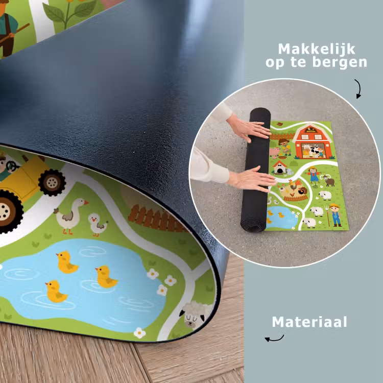 Speelkleed - Speelmat - Boerderij - Boerenmarkt - Eendenvijver — 6