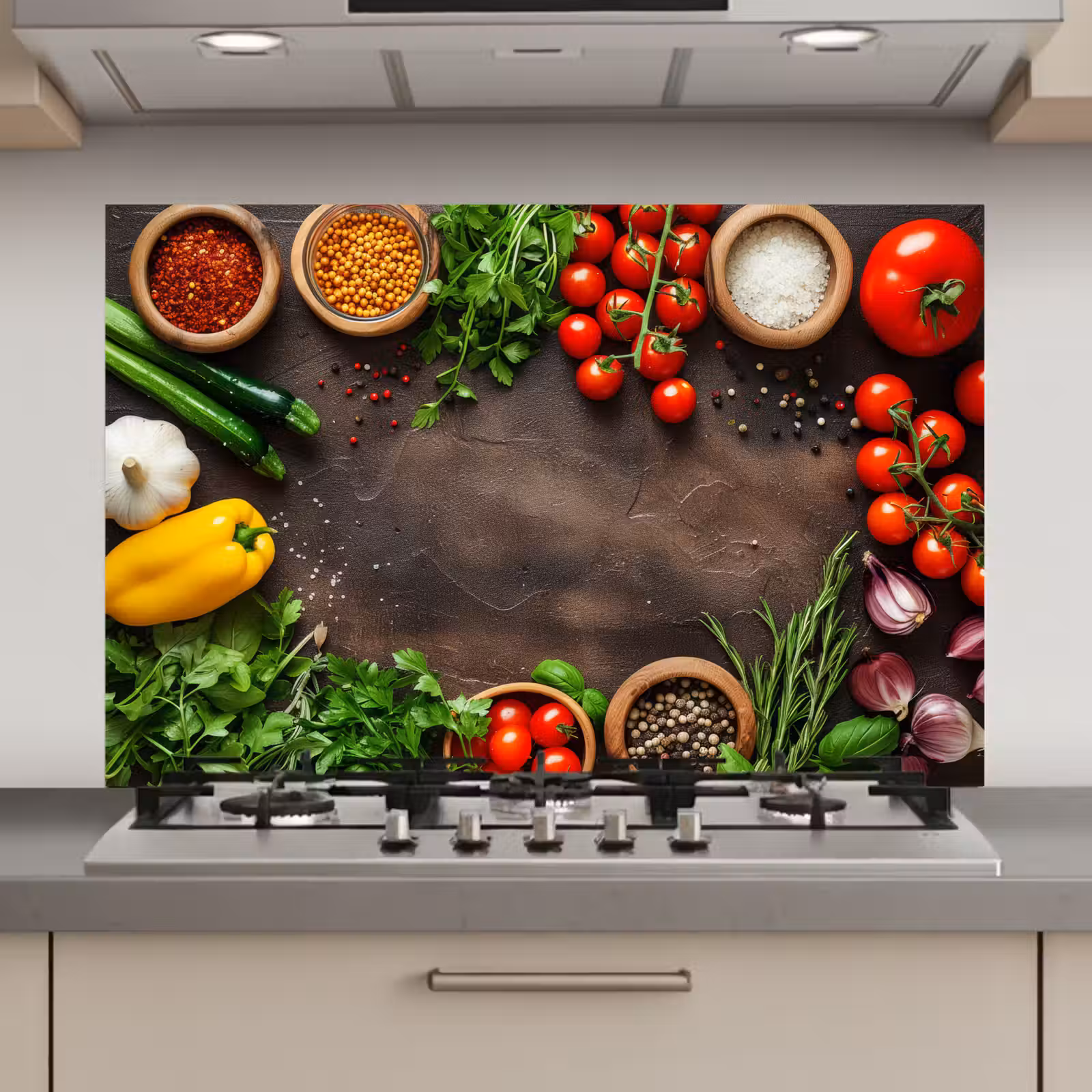 Spatscherm keuken - Tuin van Versheid — 1