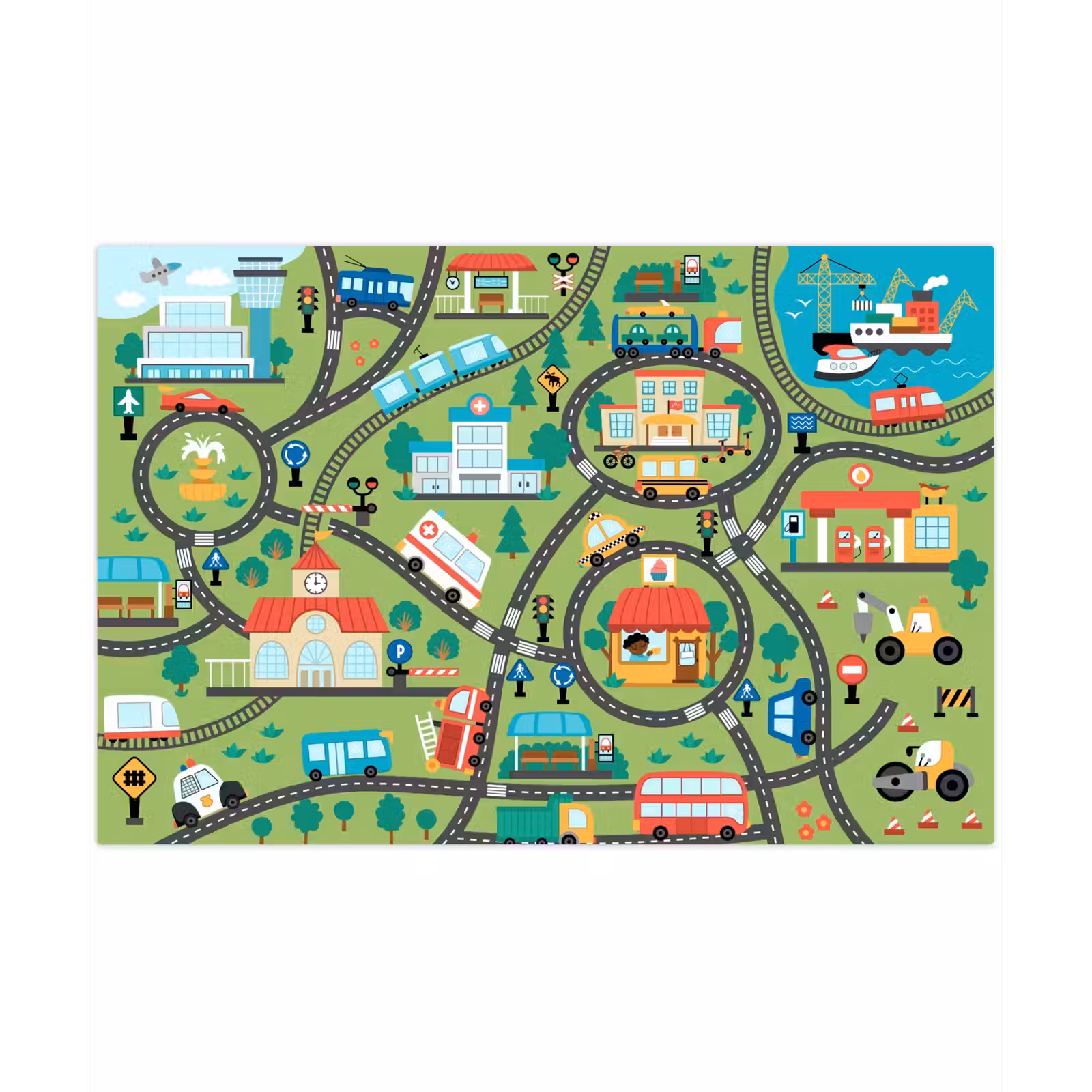 Speelkleed - Speelmat - Stad - Stedelijke speelplek — 1