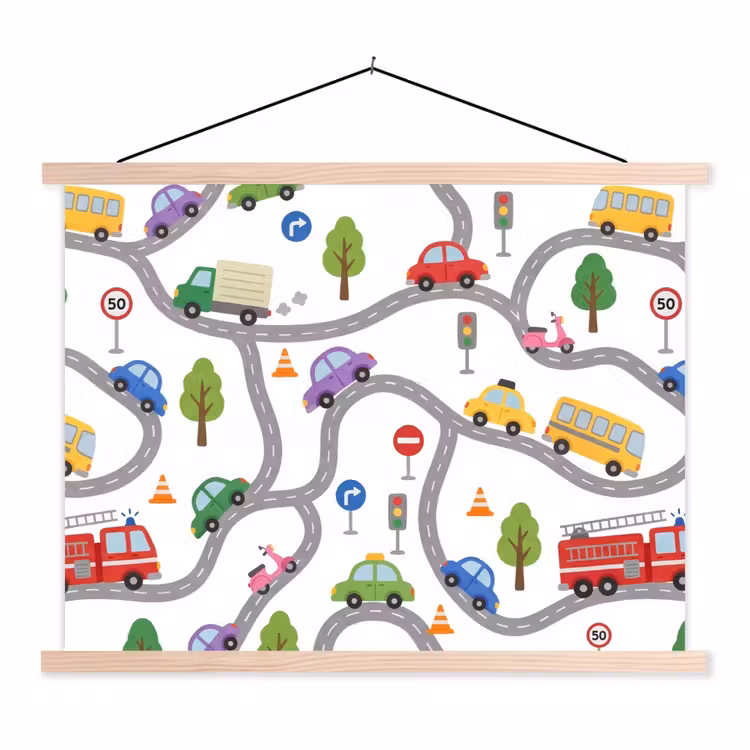 Schoolplaat - Voertuig - Weg - Patroon — 1