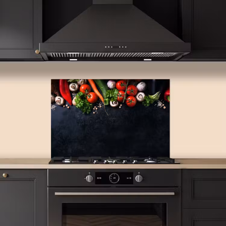 Spatscherm keuken - Verse Oogst in de Keuken — 2