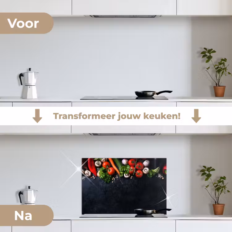 Spatscherm keuken - Verse Oogst in de Keuken — 3
