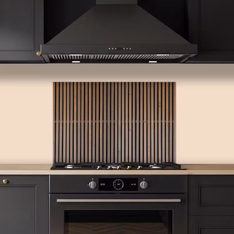 Spatscherm keuken - Vintage - Hout - Design - Structuur — 2