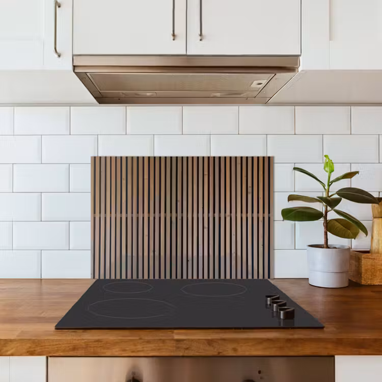 Spatscherm keuken - Vintage - Hout - Design - Structuur — 6
