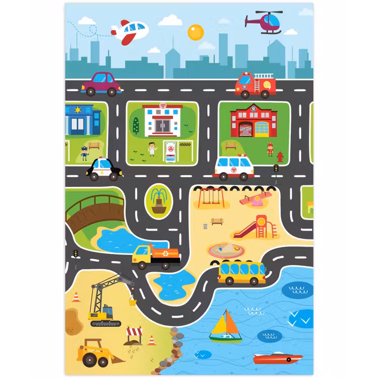 Speelkleed - Speelmat - Stad - Stadsleven - Strand — 1