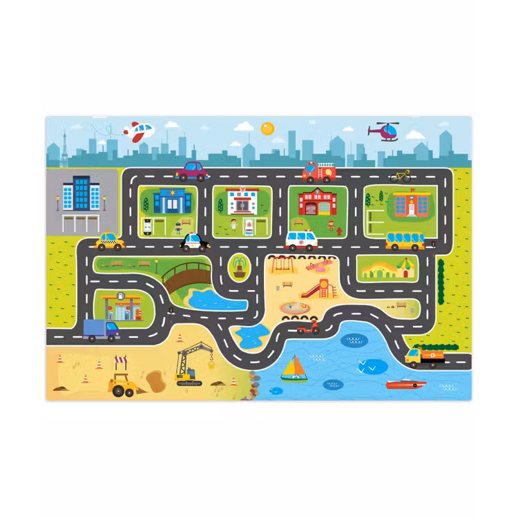 Speelkleed - Speelmat - Stad - Stadsleven - Strand — 1