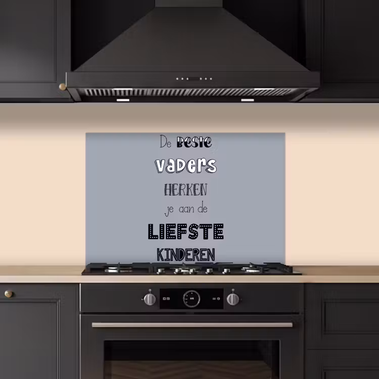 Spatscherm keuken - Vaderdag geschenk - Vader - Spreuken - De beste vaders - Quote — 2