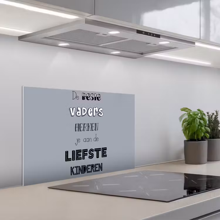 Spatscherm keuken - Vaderdag geschenk - Vader - Spreuken - De beste vaders - Quote — 5