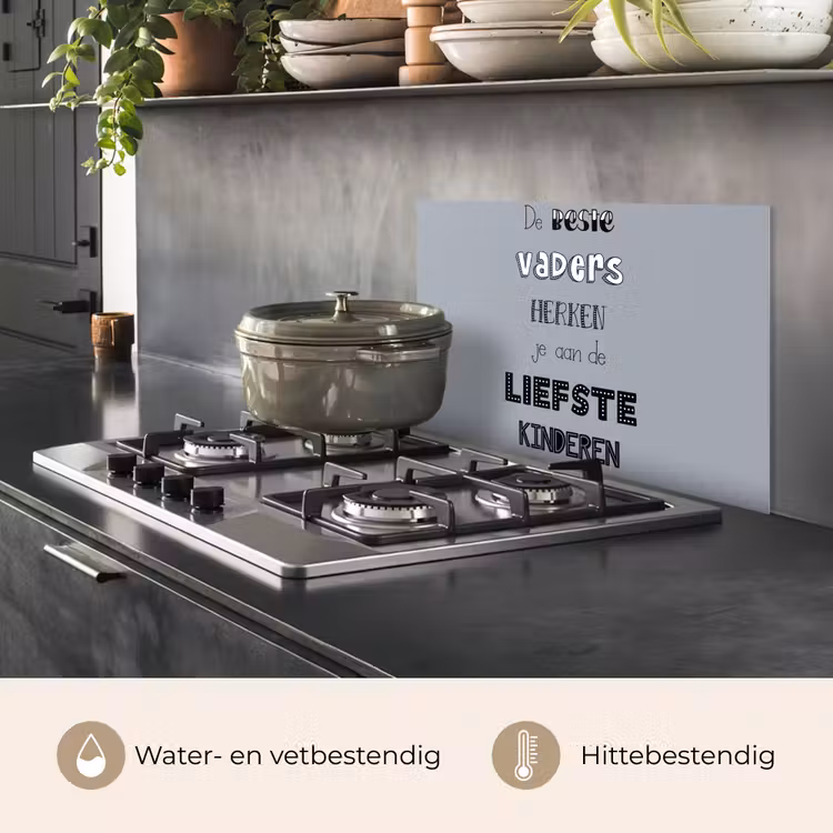 Spatscherm keuken - Vaderdag geschenk - Vader - Spreuken - De beste vaders - Quote — 7