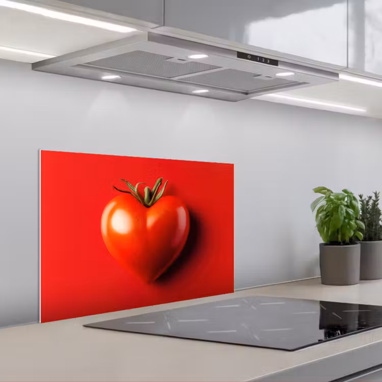 Spatscherm keuken - Tomaat - Rood - Hart — 5