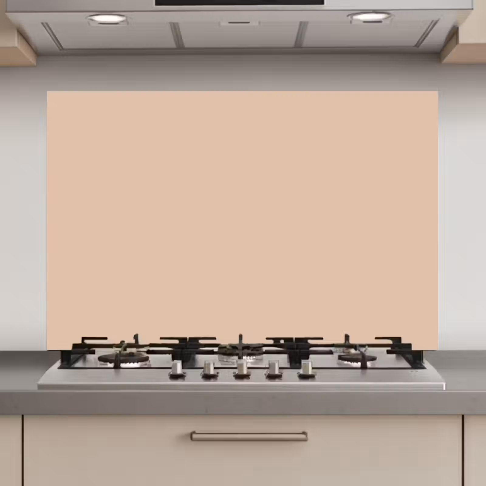 Spatscherm keuken - Zachte Zandgloed — 1