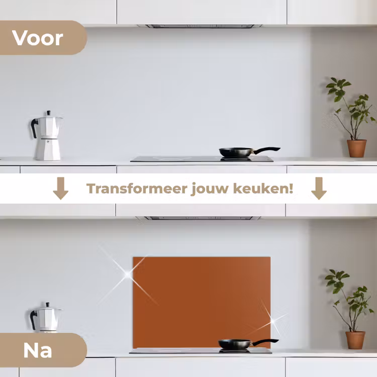 Spatscherm keuken - Vurige Verstilling — 3