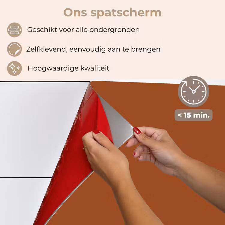Spatscherm keuken - Vurige Verstilling — 4