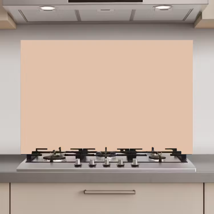 Spatscherm keuken - Zachte Zandgloed — 1