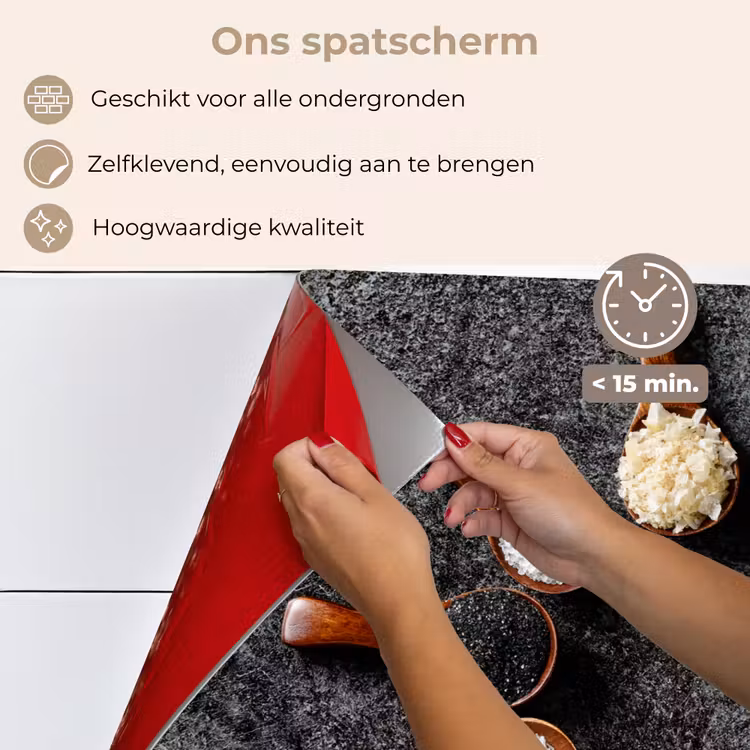Spatscherm keuken - Zoutkristallen Sterrenstelsel — 4