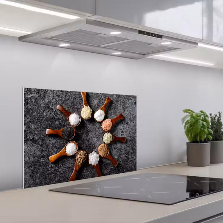 Spatscherm keuken - Zoutkristallen Sterrenstelsel — 5