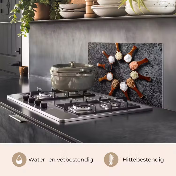 Spatscherm keuken - Zoutkristallen Sterrenstelsel — 7