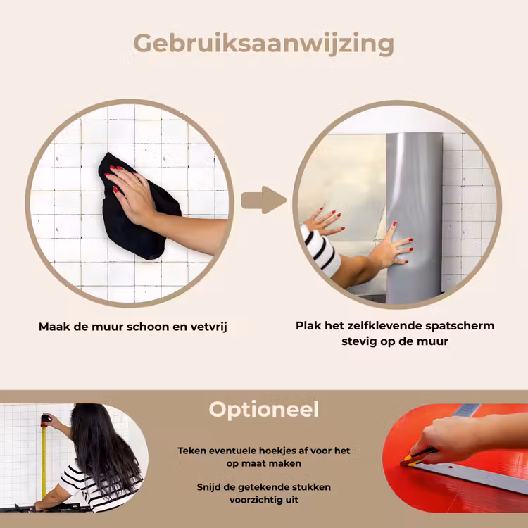 Spatscherm keuken - Zeilschip - Zee - Bewolkt — 8