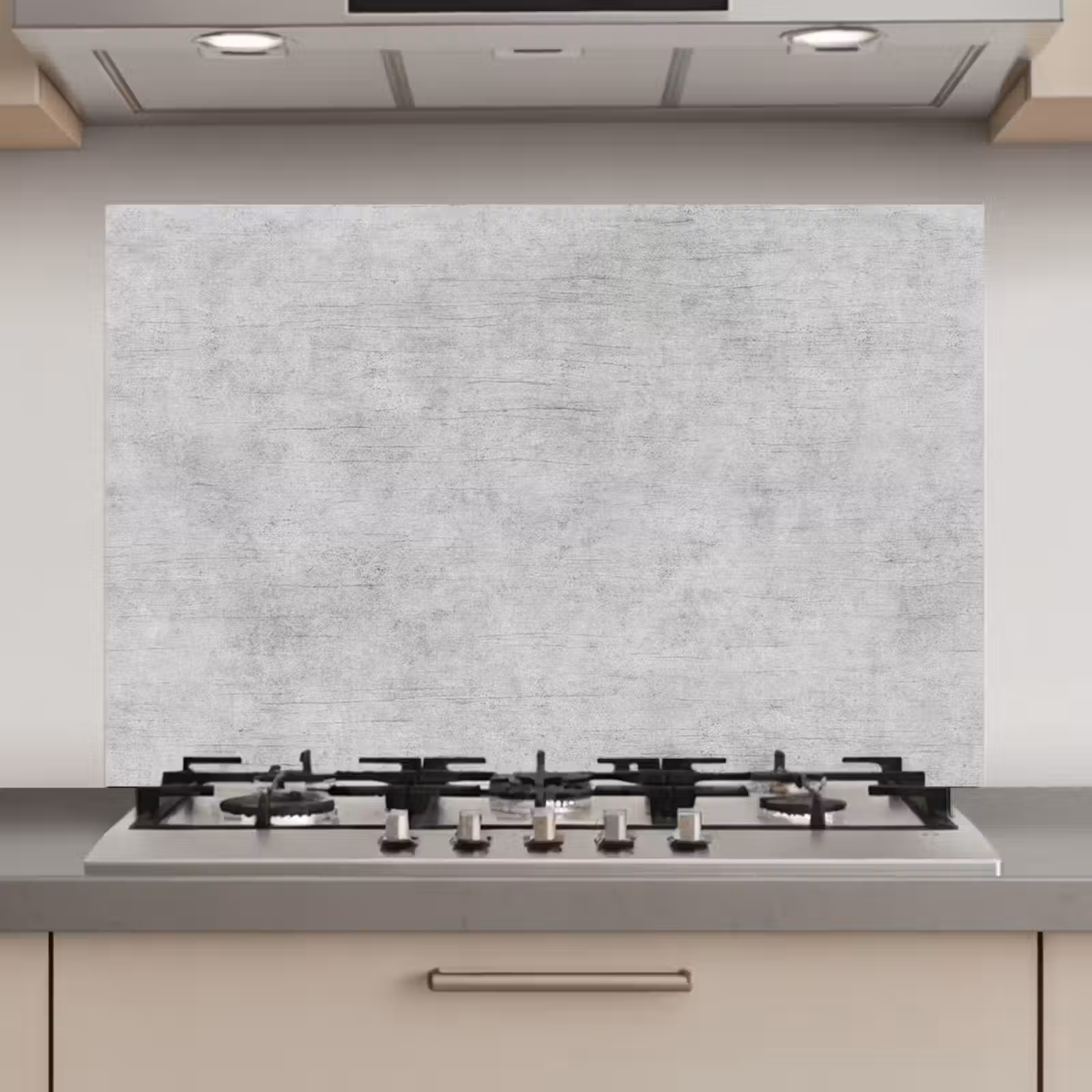 Spatscherm keuken - Verweerde Grijze Canvas — 1