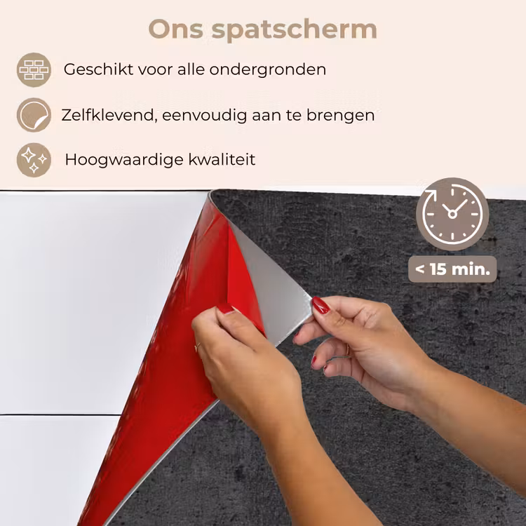 Spatscherm keuken - Verborgen in de Schaduw — 4
