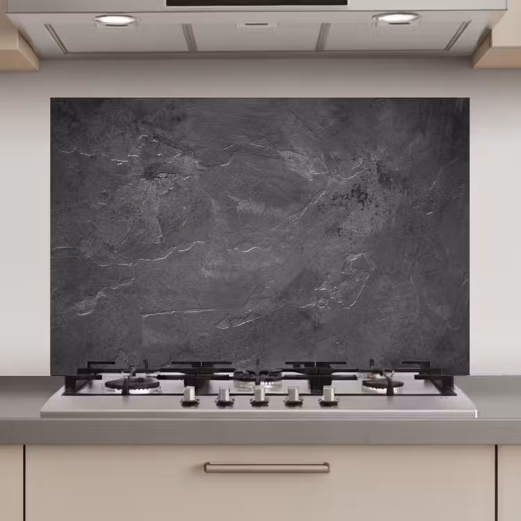 Spatscherm keuken - Vergeten Betonnen Canvas — 1
