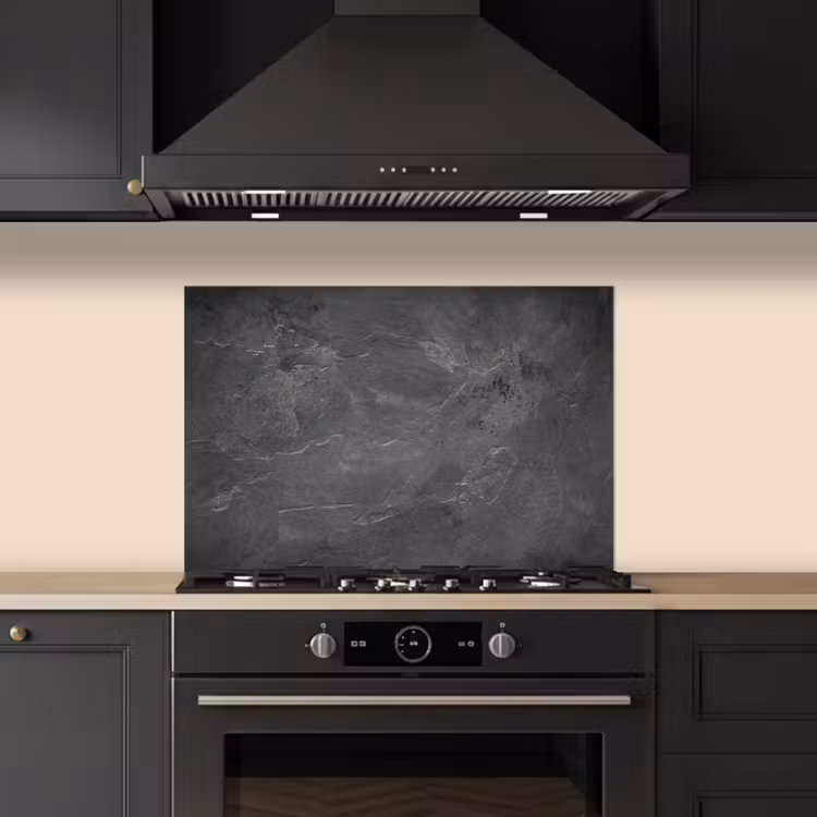 Spatscherm keuken - Vergeten Betonnen Canvas — 2