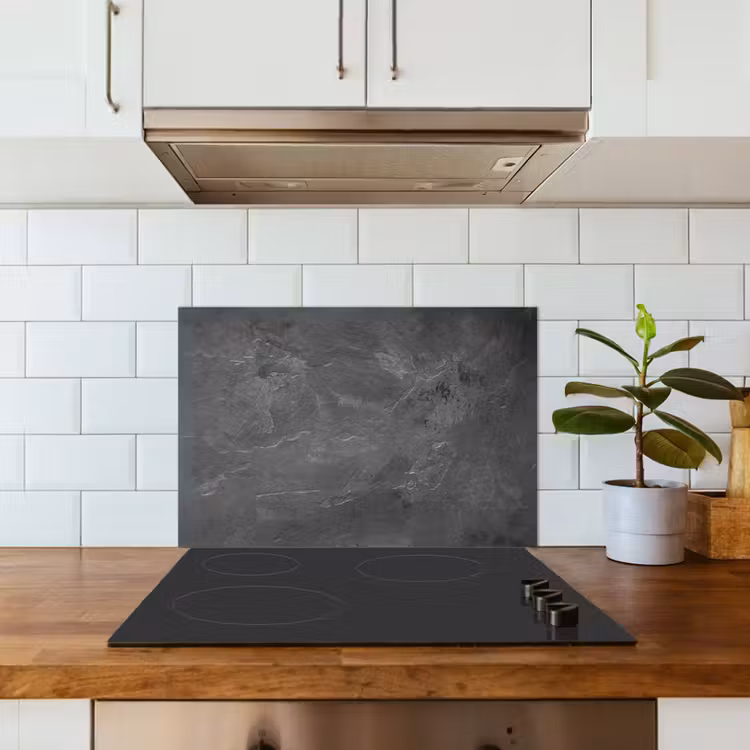 Spatscherm keuken - Vergeten Betonnen Canvas — 6