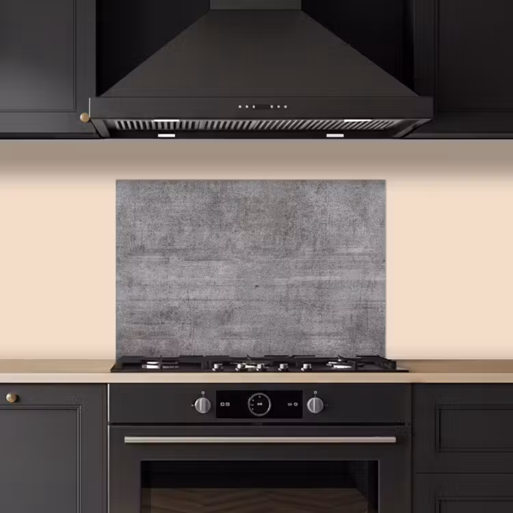 Spatscherm keuken - Verweerd Betonnen Doek — 2