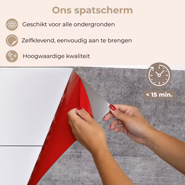 Spatscherm keuken - Verweerd Betonnen Doek — 4