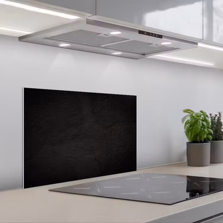 Spatscherm keuken - Verweerde Donkere Patronen — 5