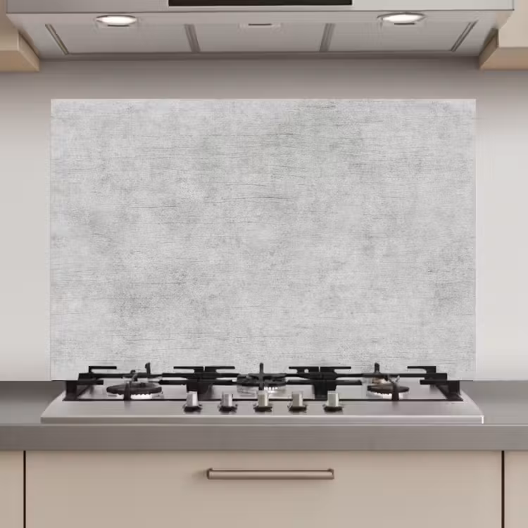 Spatscherm keuken - Verweerde Grijze Canvas — 1