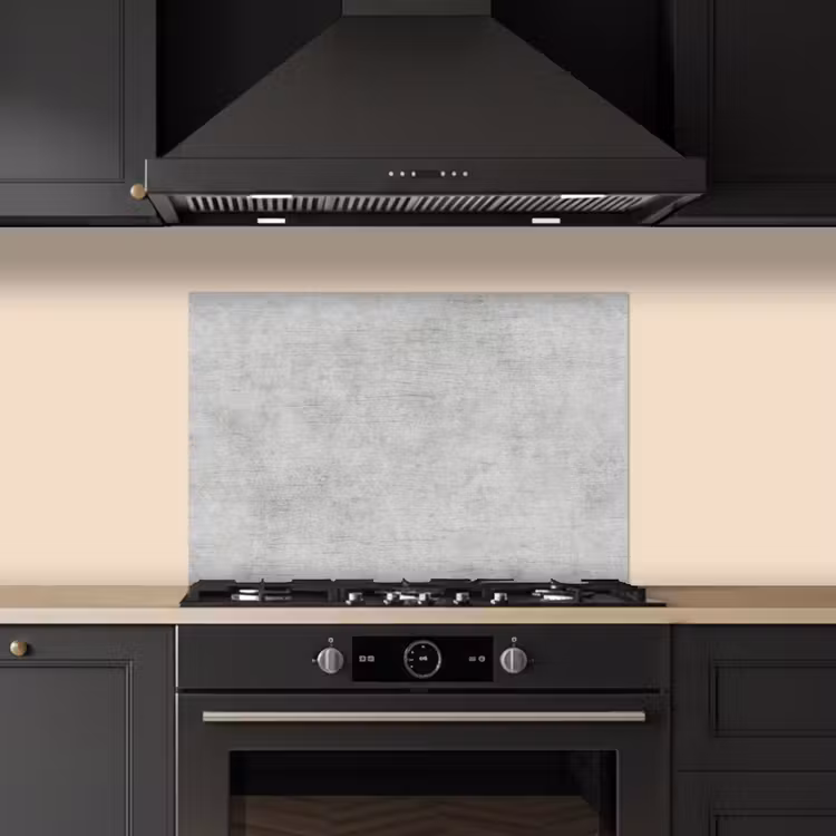 Spatscherm keuken - Verweerde Grijze Canvas — 2