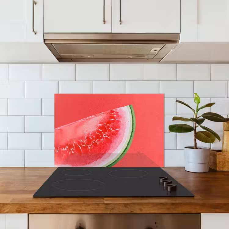 Spatscherm keuken - Watermeloen - Rood - Zomers — 6