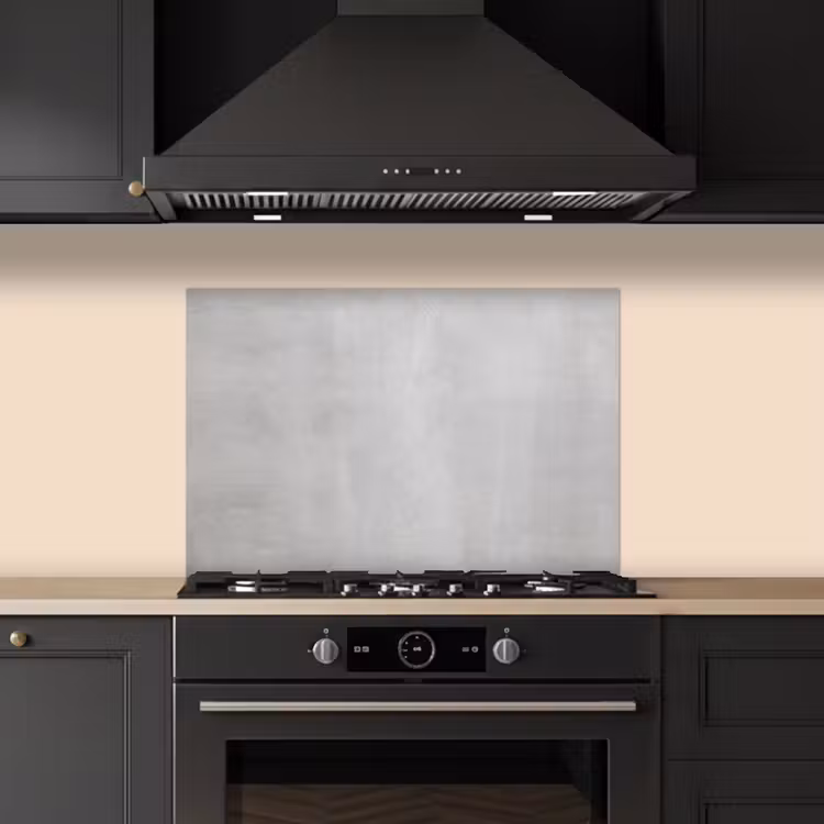 Spatscherm keuken - Zacht Betonnen Fluistering — 2