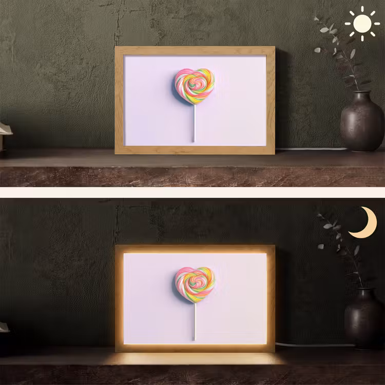 Tafellamp - Hart - Lolly - Snoep — 5