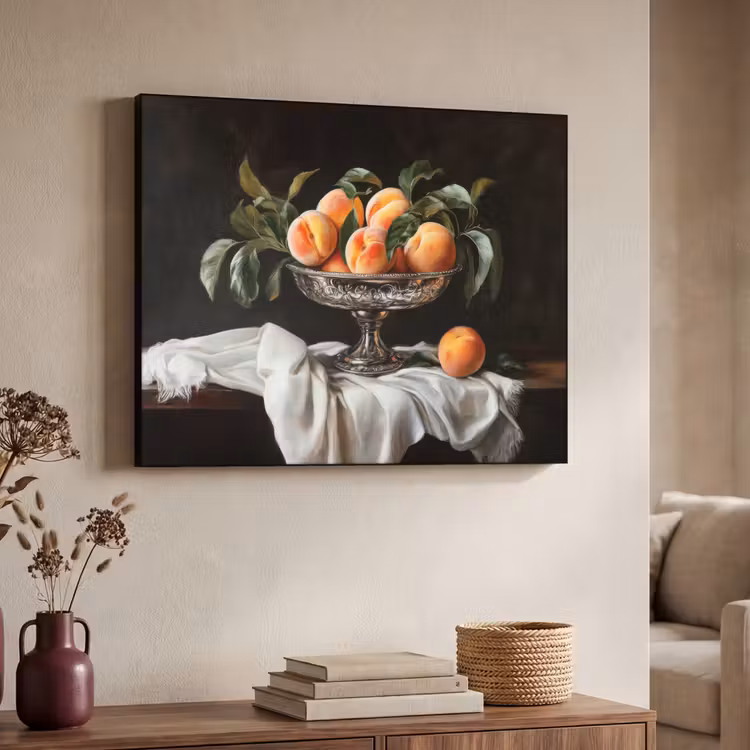 Art Frame - Stilleven - Perziken - Vintage — 4