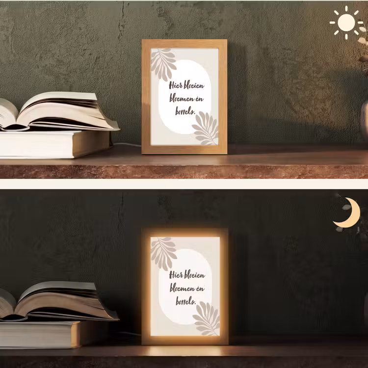 Tafellamp - Bloemen - Quote - Zomer - Beige — 5