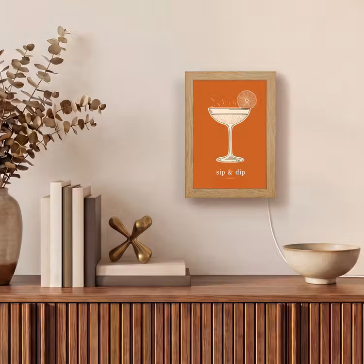 Tafellamp - Cocktail - Oranje - Zomer - Quote — 4