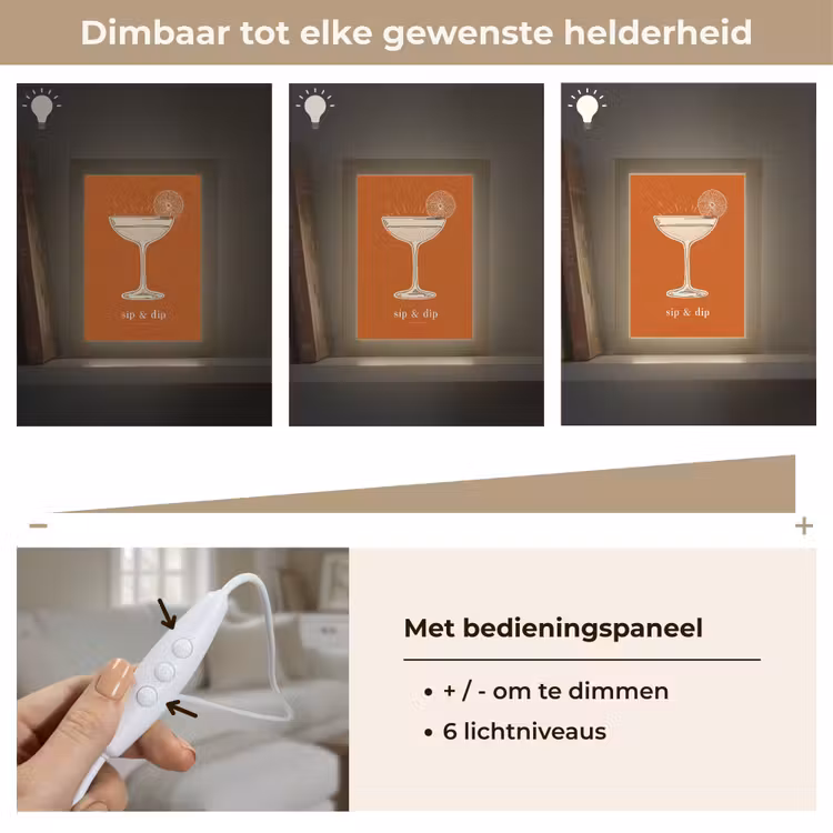 Tafellamp - Cocktail - Oranje - Zomer - Quote — 7