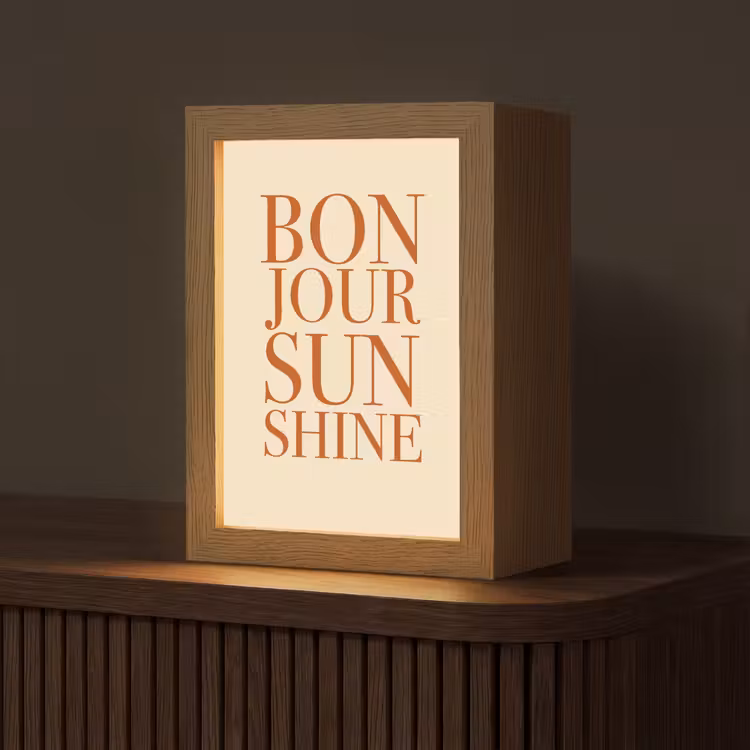 Tafellamp - Oranje - Quote - Sun — 1