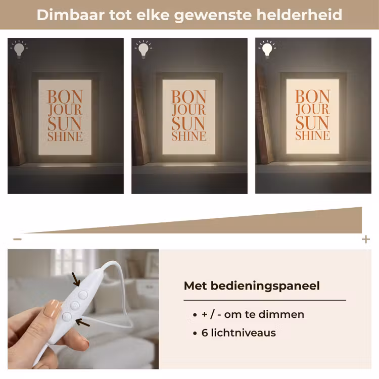 Tafellamp - Oranje - Quote - Sun — 7