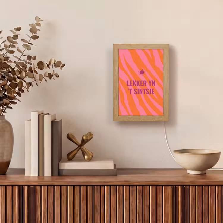 Tafellamp - Quote - Zomer - Roze — 4